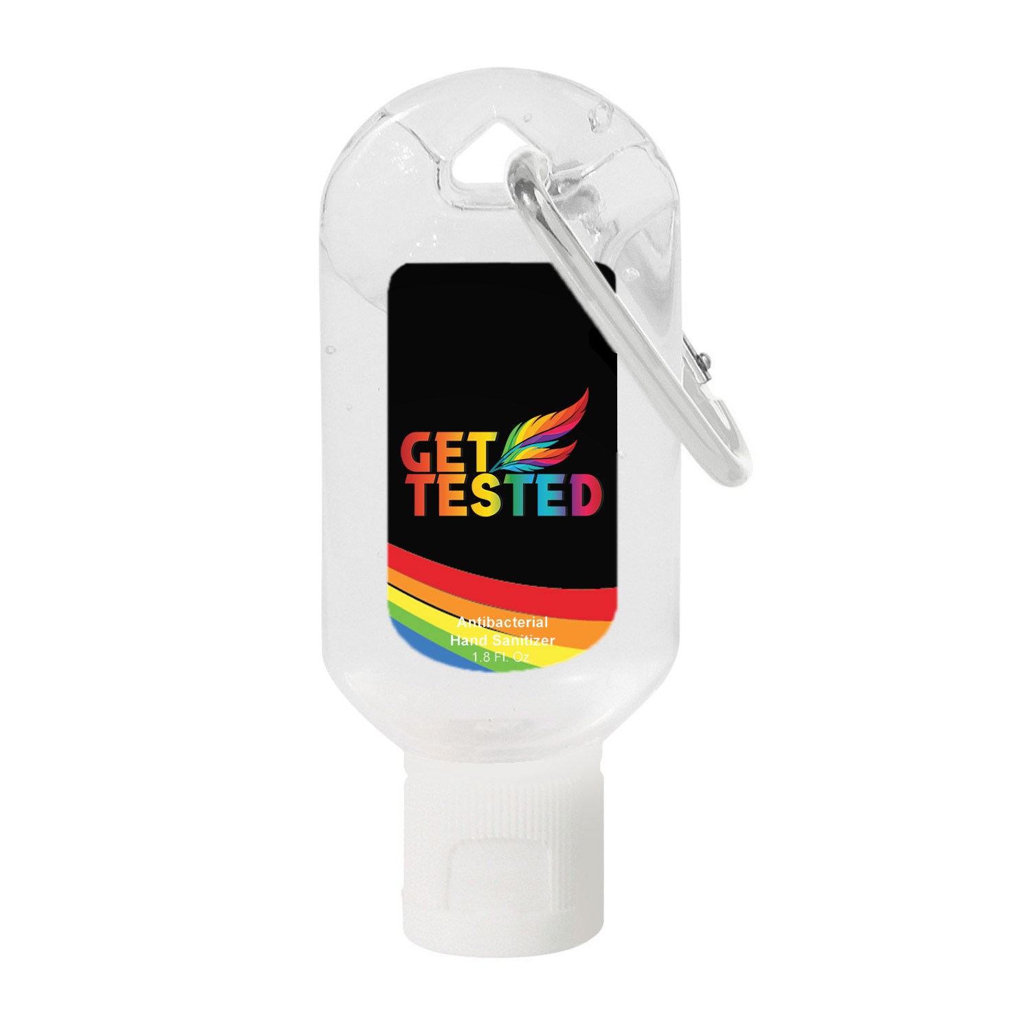 1.8 Oz. Hand Sanitizer With Carabiner